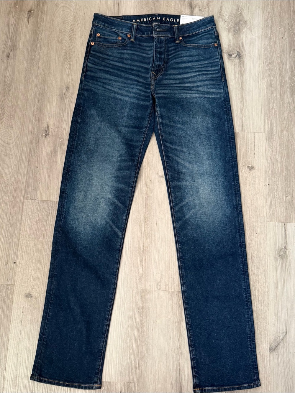 American Eagle Outfitters Men's Indigo Straight Jeans